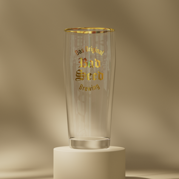 5års Jubilæum Ølglas 0.4L - Willi Becher m. Guld Logo